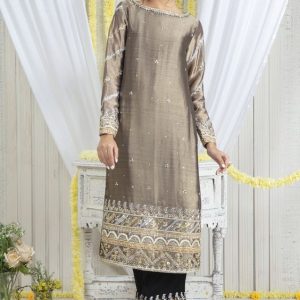 Silk Aline Long Shirt and Pants