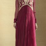 Chiffon Pishwaaz with Cotton Silk Capri