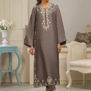 Silk Aline Long Shirt and Pants